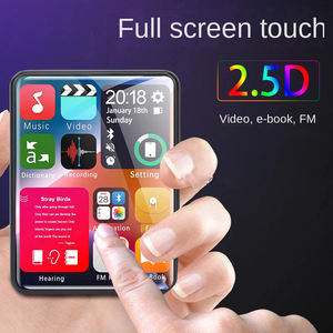Lecteur MP4 MP3 avec écran tactile complet de 2,4 pouces, Bluetooth 5.2, haut-parleur intégré, enregistrement vocal, lecteur de vidéos, lecteur de chansons, radio FM, e-book - Product Image 2