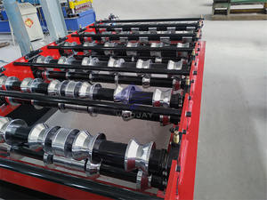 Tuile en acier colorée de largeur simple couche automatique de 1200mm formant des machines de roulement de machine avec le noyau d'engrenage de roulement de moteur - Product Image 5