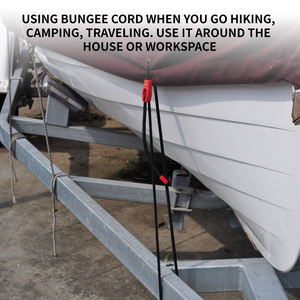 <span class=keywords><strong>7</strong></span> मिमी स्मार्ट समायोज्य लेटेक्स/रबर बंजी कॉर्ड्स लोचदार खिंचाव कार्गो वाहक और ब्रैकेट - Product Image 5