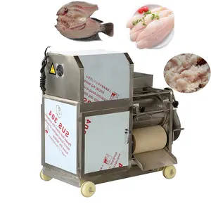 Máquina de extracción de hueso de diferente capacidad, fácil de usar, recolector de carne de pescado fresco