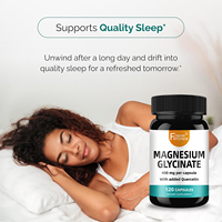 Suplemento de Glicinato de Magnesio de Alta Calidad, Apoyo para la Salud Muscular y Nerviosa, Suplemento para Adultos, Cápsulas de Glicinato de Magnesio