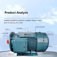 Motor de Inducción Trifásico IE3 de Ahorro de Energía, Motor Eléctrico de CA, 63M-315M, Carcasa B3 B5 B35, Estándar IEC