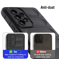 Étui de téléphone portable en TPU antichoc avec doublure en flocage pour Samsung S21S23 A22 A23 A32 A33 A52 A53 A73 M23 F23 A13 A12