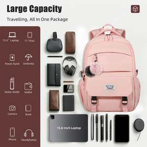 Zaino eroico cavaliere <span class=keywords><strong>rosa</strong></span> per ragazze borsa a tracolla da <span class=keywords><strong>donna</strong></span> da viaggio e borsa da lavoro Mochilas De Mujer Mochilas Escolares - Product Image 4