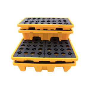 Voor Koop Anti Spill Containment Pallet Zware Hdpe Spill Containments Pallet Groothandel 2 Drum 4 Drum Spill Pallet - Product Image 1
