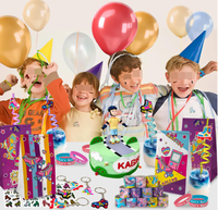 Bracelets claquant, porte-clés, pailles à boire, autocollants de tatouage, accessoires, jouets, cadeaux, kits de goodies et de faveurs pour fête sur le thème des rollers