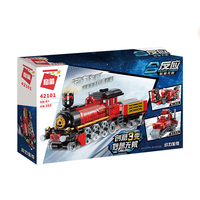 Blocs de construction éducatifs, trains de ville, 3 types, jeux de patchwork pour enfants, cadeaux