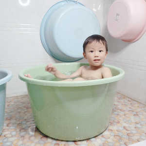 Lavabo de Plástico, Lavadero Grande y Reforzado, Lavabo Doméstico, Lavapies, Lavabo para Bebés, Lavabo para Verduras - Product Image 3