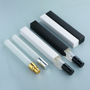 Flacon vaporisateur de <span class=keywords><strong>parfum</strong></span> vide en verre givré rechargeable de 10 ml, flacon testeur de <span class=keywords><strong>parfum</strong></span> avec emballage individuel en boîte en papier - Product Image 2