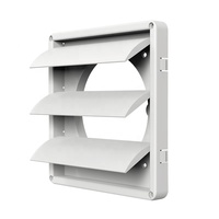 100/125/150mm ventilateur d'extraction ventilateurs en ligne conduits Ventilation Grille de caisse à oeufs en plastique