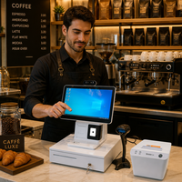 Sistem Kasir Terminal POS Layar Ganda Terminal POS Layar Sentuh Kapasitif