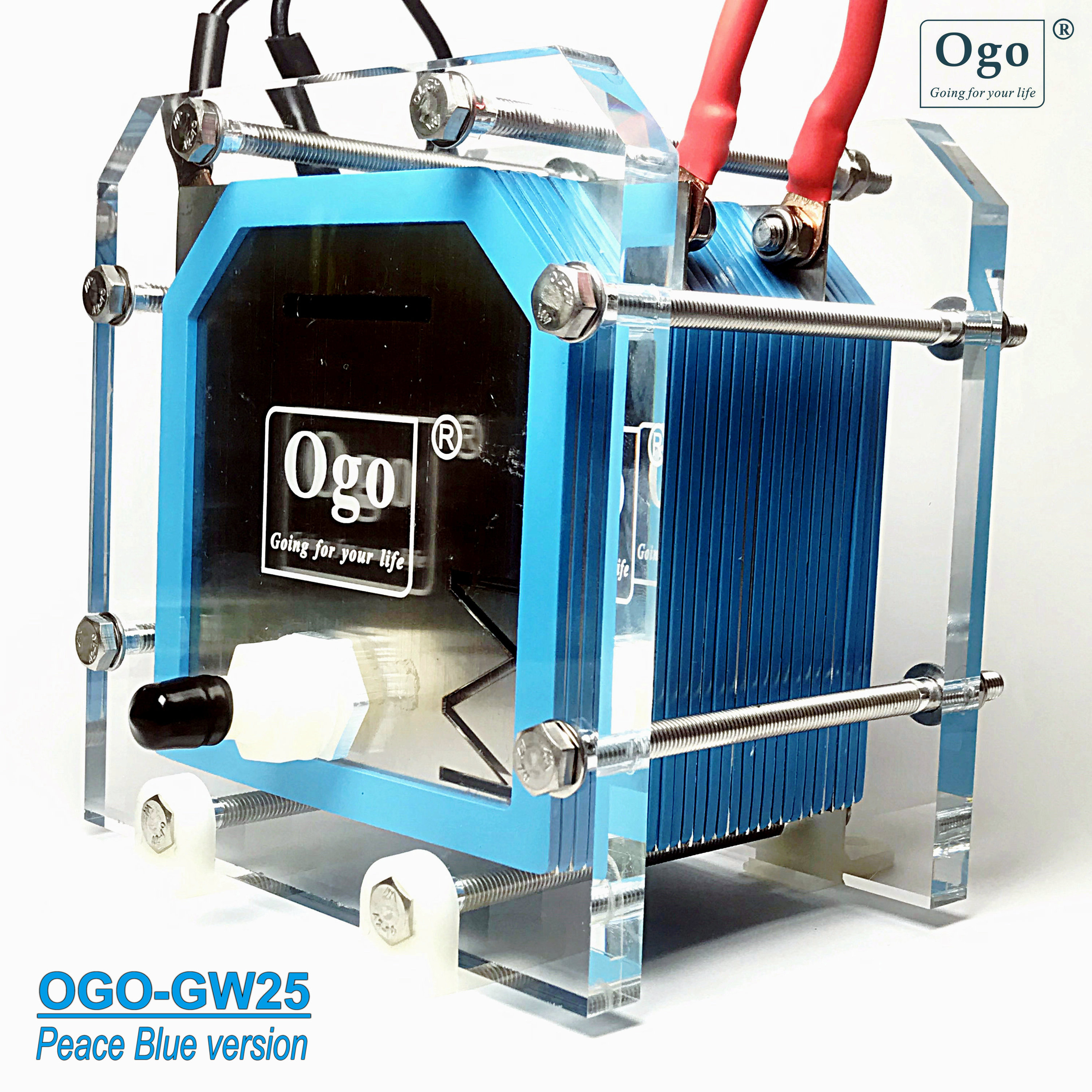 Новый Газовый Генератор OGO HHO, 25 пластин, Меньшее потребление, более эффективные сертификаты CE FCC RoHS