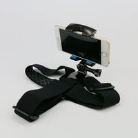 Usine En Gros Sangle De Tête Support De Téléphone Support De Bandeau Réglable Support De Clip De Téléphone pour Caméra D'action Smartphone