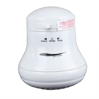 Douche électrique sans réservoir 220 volts, tête de douche électrique instantanée en plastique pour extérieur