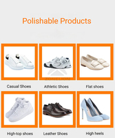 Polisseuse multi-types de chaussures, machine à polir les baskets, outil de traitement des bottes, équipement pour chaussures en cuir