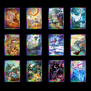 Cartes en papier 3D de qualité supérieure en gros, modèle de sculpture de papier Pokemoned, Pikachu, art de bande <span class=keywords><strong>dessin</strong></span>ée, décoration d'Halloween, collection, boîte de booster, boîte cadeau - Product Image 4