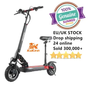 Nouvelle arrivée 2024 produits prix bon marché 10 pouces pneu 500W IPX4 étanche kukirin M4 PRO e vélo scooter électrique