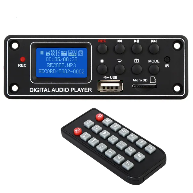 TPM006c Usb Panel MP3 Speler Module Met Fm Radio Bt Aux En Recorder Functies Voor Pa Omroepinstallatie
