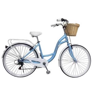 Bicicletta <span class=keywords><strong>da</strong></span> Città Classica <span class=keywords><strong>da</strong></span> <span class=keywords><strong>Donna</strong></span> a 7 Velocità di Fabbricazione Cinese con Cestino / Bici Retrò <span class=keywords><strong>da</strong></span> <span class=keywords><strong>Donna</strong></span> per Adulti OEM <span class=keywords><strong>da</strong></span> Condivisione - Product Image 5
