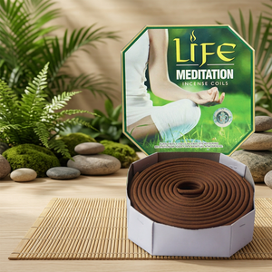 Encens en spirale de cyprès parfumé doux et premium Aroma, parfum longue durée pour la maison, la méditation et la relaxation, 24 - Product Image 3