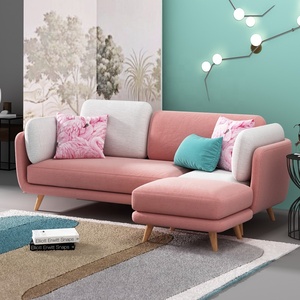 Los jóvenes diseño moderno de algodón y lino de encuentro de tres asientos sofá de la Sala - Product Image 3