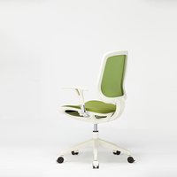 Chaise de bureau pivotante pour visiteurs avec cadre en polypropylène et tissu d'ameublement coloré