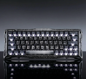 Clavier de jeu filaire V60 Pro édition spéciale <span class=keywords><strong>Cyber</strong></span> Frost Black, disposition 60 %, interrupteurs UFO à effet Hall magnétique - Product Image 1