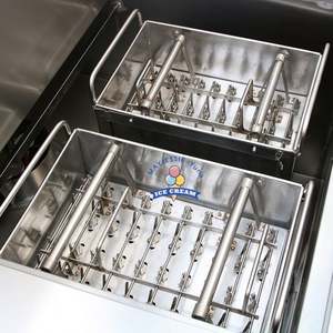 เครื่องทำไอศกรีมแท่งอัตโนมัติ 10 แถว ปิดผนึก <span class=keywords><strong>4</strong></span> ด้าน สำหรับโรงงานผลิตเยลลี่และน้ำผลไม้ บรรจุในถุงพลาสติก ควบคุมด้วย PLC สำหรับบรรจุอาหาร - Product Image 4