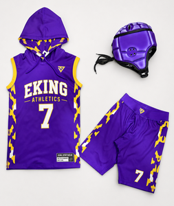 Maillot de football américain 7V7 personnalisé, haute performance, sublimation, logo de marque, compression, uniformes de football 7V7 - Product Image 3
