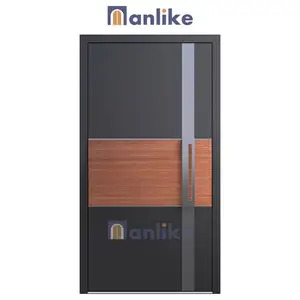 Anlike American acciaio inox blindato ingresso di lusso anteriore intelligente esterno antiproiettile porta in metallo di sicurezza per le case