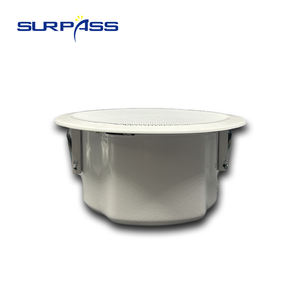 Mini Altavoz de <span class=keywords><strong>Techo</strong></span>, Sistema de Sonido para Habitaciones Pequeñas, Cubierta de Rejilla Metálica Resistente al Fuego, Altavoz de Interior PA de 25 W - Product Image 6