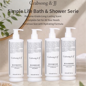 Crabsong&<span class=keywords><strong>JJ</strong></span> Set de Artículos de Aseo para <span class=keywords><strong>Hotel</strong></span> de 400 ml, Gel de Ducha Limpiador e Hidratante, Champú y Acondicionador para Baño de <span class=keywords><strong>Hotel</strong></span> - Product Image 1