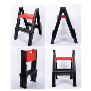 Multi-funzionale in plastica portatile leggero pieghevole scala con due gradini per autolavaggio <span class=keywords><strong>e</strong></span> <span class=keywords><strong>auto</strong></span> lucidare la scala - Product Image 4