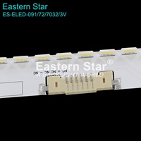 Bande LED ES-ELED-091 pour téléviseur LED SAMG 55 pouces, réf. V6EY 550SM0 LED72 R4, très demandée