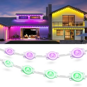 100ft vĩnh viễn Đèn Ngoài Trời <span class=keywords><strong>2025</strong></span> thông minh RGB LED bên ngoài đèn với ứng dụng điều khiển từ xa mái hiên chiếu sáng cho Giáng sinh - Product Image 1