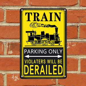 الأكثر مبيعًا علامة وقوف السيارات من الألومنيوم المتين مقاوم للأشعة تحت البنفسجية ومقاوم للعوامل الجوية للاستخدام في الهواء الطلق - Product Image 5