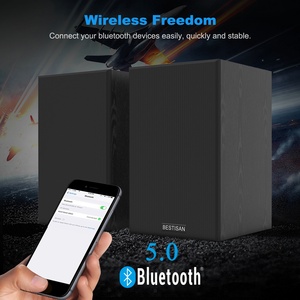 Enceintes bibliothèque actives sans fil pour cinéma maison, moniteur de studio avec son cristallin, systèmes de cinéma maison - Product Image 3