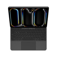 2025 nouveau clavier magique pour Pad 12.9 étui magnétique LED rétro-éclairé pavé tactile Trackpad clavier sans fil étui pour tablette modèle de vente chaude
