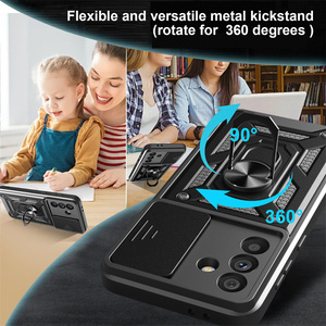 Per Galaxy A56 fotocamera Slider protezione ibrido duro armatura resistente Cover custodia per telefono antiurto per <span class=keywords><strong>Samsung</strong></span> A16 A26 A36 A05 A15 A25 - Product Image 3