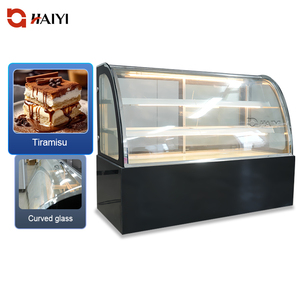 ตู้โชว์เค้กตู้เย็นเบเกอรี่ประตูกระจกตู้โชว์เค้กอากาศเย็นสำหรับเบเกอรี่ - Product Image 1