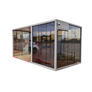 Caseta de seguridad de aluminio con paredes de vidrio para uso en portales - Product Image 1