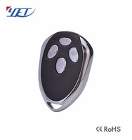 Control Remoto Universal YET001 para Persianas Enrollables, Transmisor de 4 Botones con Llavero, Compatible con España, Popular para Aprendizaje de Códigos