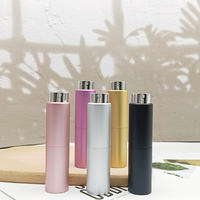 Vente en gros atomiseur rechargeable original 5 8 10 15 20 ml avec logo personnalisé flacon de parfum en aluminium pour femme vaporisateur avec emballage en boîte tube