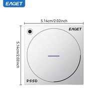 EAGET M2200 Disque SSD externe portable 1 To 4 To Type-C, disque dur magnétique pour téléphone portable, ordinateur portable, cadeau d'entreprise, SSD portable