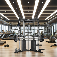 Venta al por mayor de fábrica gimnasio comercial multifuncional entrenador Cable Crossover Smith máquina para el hogar Fitness entrenamiento integral