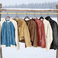 Vestes en cuir d'occasion Gracer A50, directement de l'usine, vêtements d'hiver en balles, commande minimum 45 kg, vêtements de seconde main