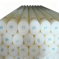 Barre ronde en nylon PA6 à prix avantageux, polyamide 6 haute résistance, tige PA6 pour machines