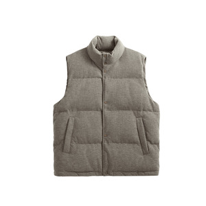 Nouveau <span class=keywords><strong>Gilet</strong></span> <span class=keywords><strong>en</strong></span> <span class=keywords><strong>Maille</strong></span> Épaisse pour <span class=keywords><strong>Homme</strong></span> 2026 – Hiver, Imperméable, Col Montant, Fermeture Éclair, Décontracté, Sans Manches - Product Image 1