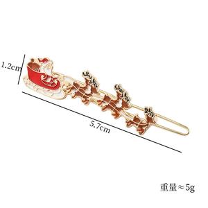 Ensemble de 2 pinces à cheveux pour bébé avec paillettes de dessin animé, tissu brillant à paillettes, accessoires pour cheveux d'enfants pour les fêtes - Product Image 3