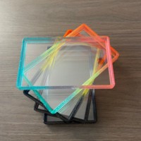 Pelindung Sudut Kartu Graded PSA Transparan Multi Warna untuk Kartu Trading Graded Pengiriman Cepat